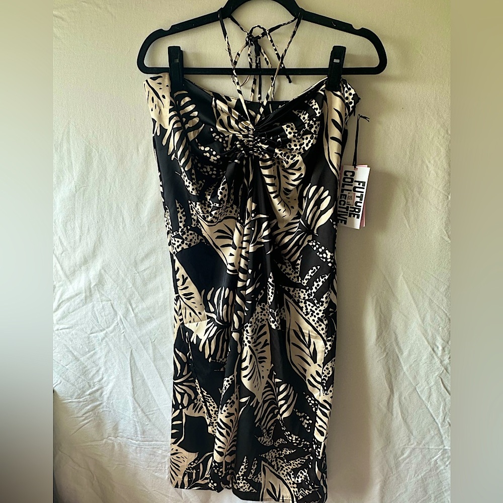 BRAND NEW| Future Collective Patterned Satin Skirt/Dress
